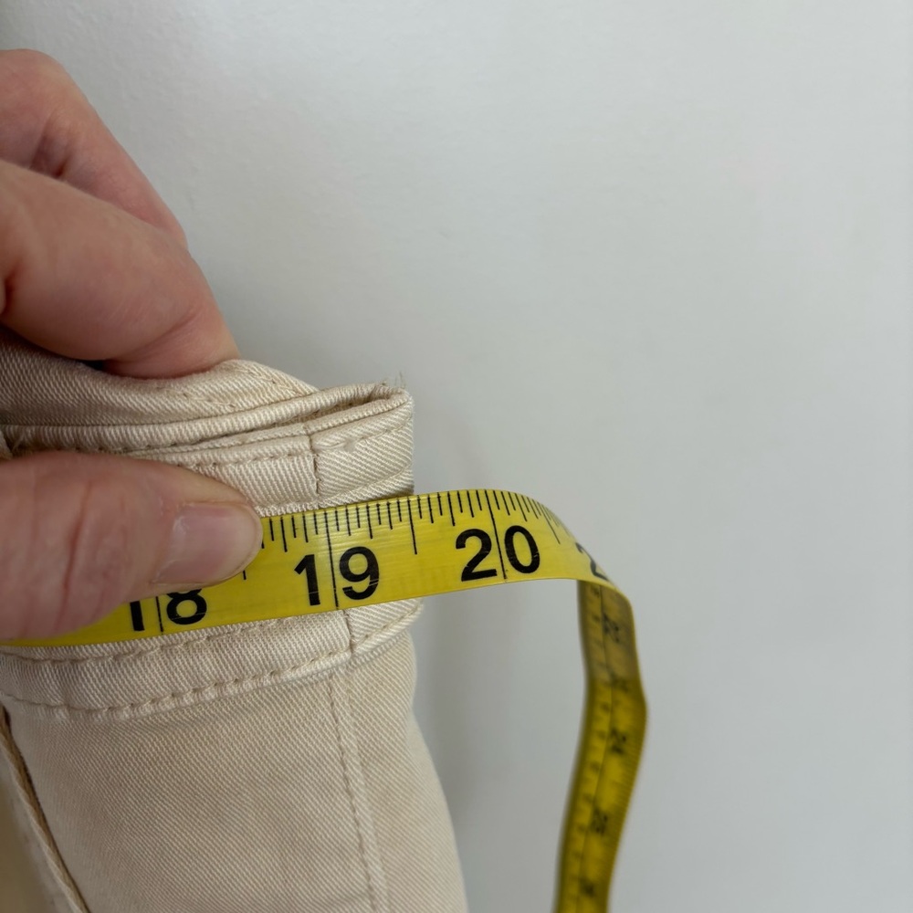 Prana Cream Denim‎ Overalls Size XL - Picture 8 of 9